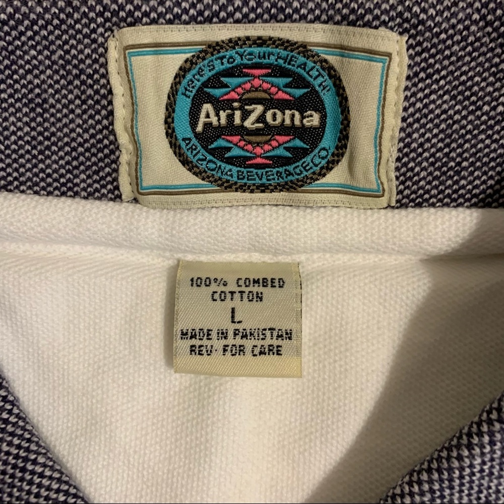 Vintage Arizona Kahlua Iced Coffee Promo Polo Shirt Large - Picture 4 of 10